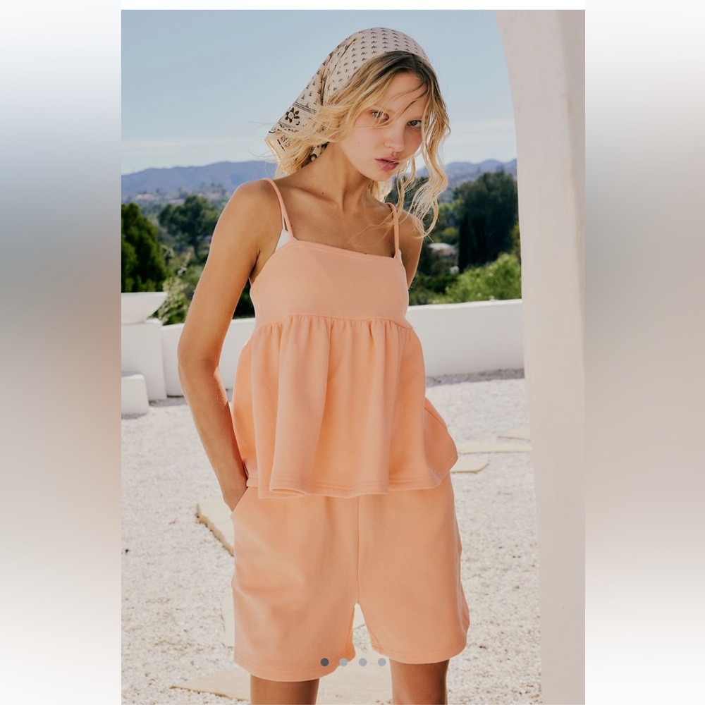 Free People Stella Terry Short Set
